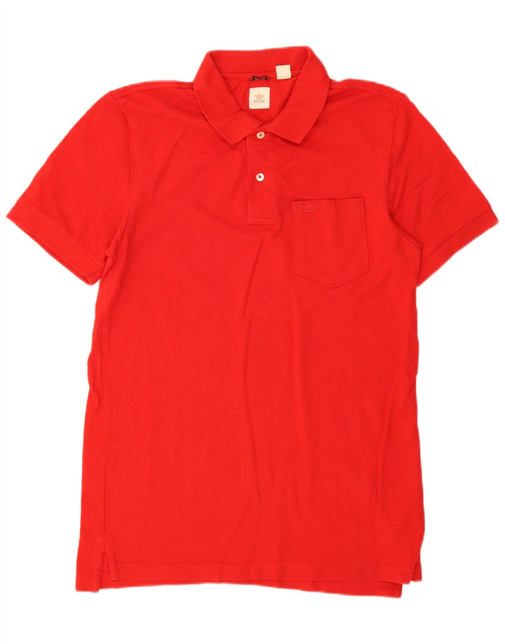 Dockers herre poloshirt Medium rød bomuld