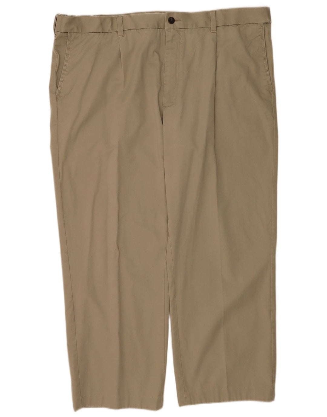 Marks & Spencer Herre Blue Harbor Pegged Chino Bukser W42 L29 Beige