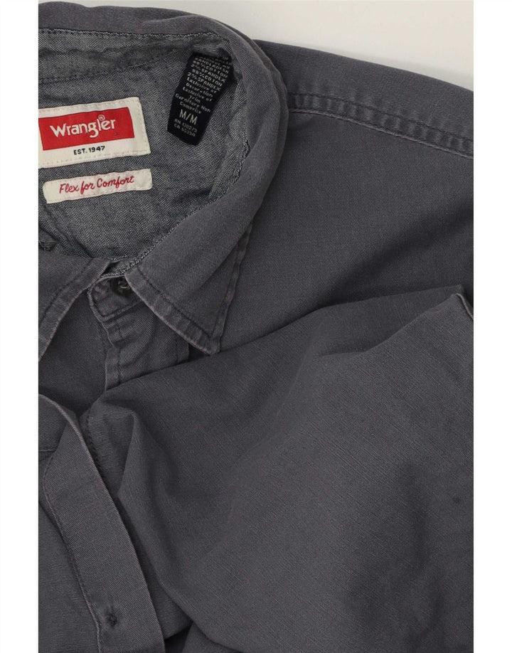 Wrangler Kortærmet Herreskjorte Medium Navyblå Bomuld