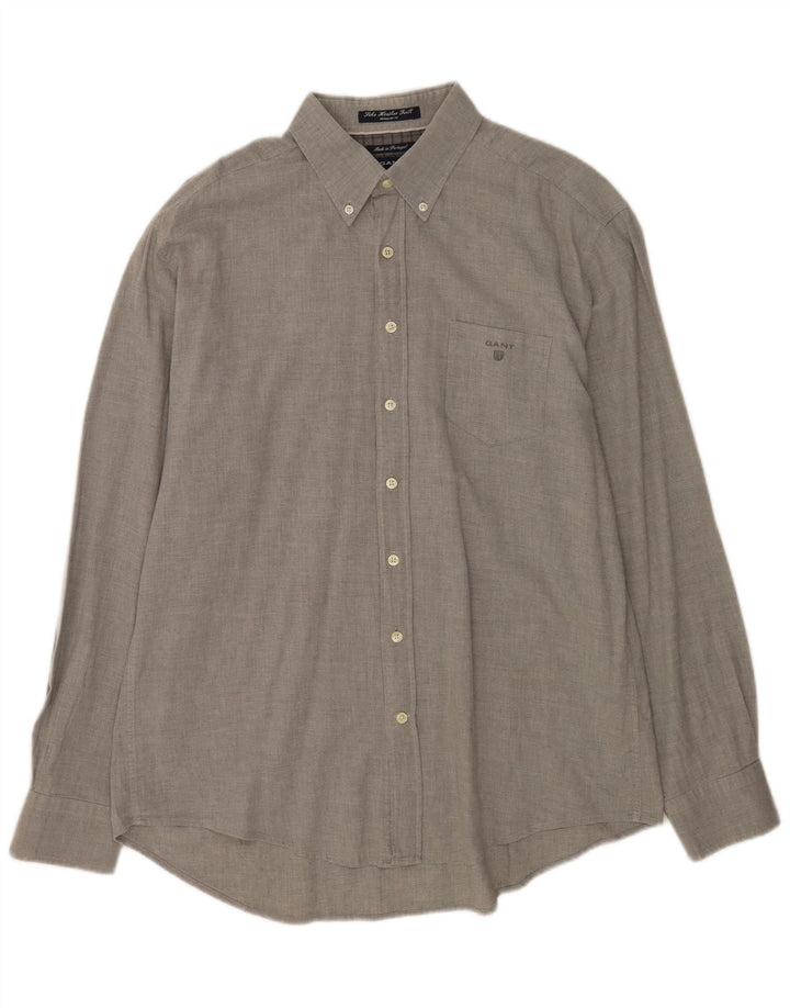 Gant herre Regular Fit skjorte XL grå bomuld