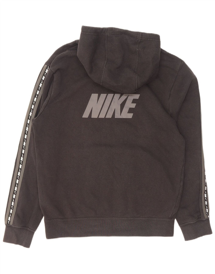 Nike grafisk hættetrøje til mænd, lille sort bomuld