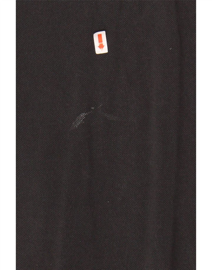 NIKE Mens Polo Shirt XS Black Cotton