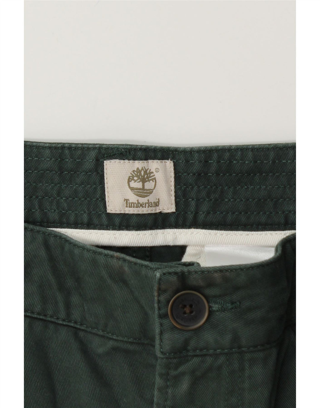 Timberland Herre Cargo Shorts W36 Large Grøn Bomuld