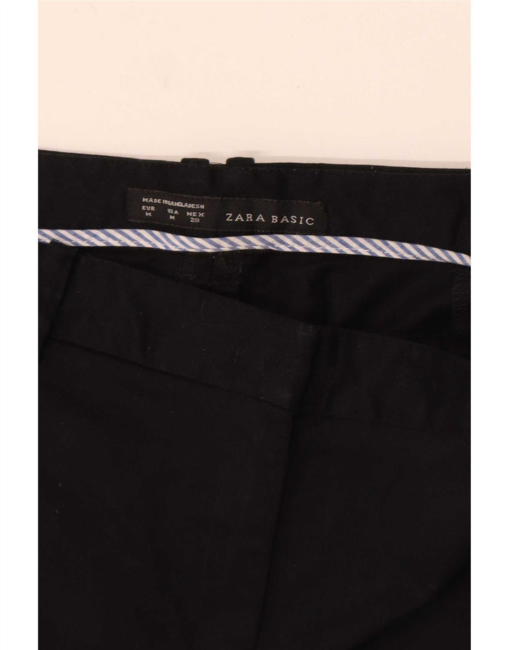 Zara Dame Hot Pants Medium W28 Sort