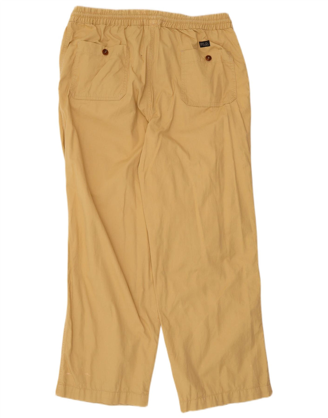 FILA Mens Straight Trousers W38 L28 Beige