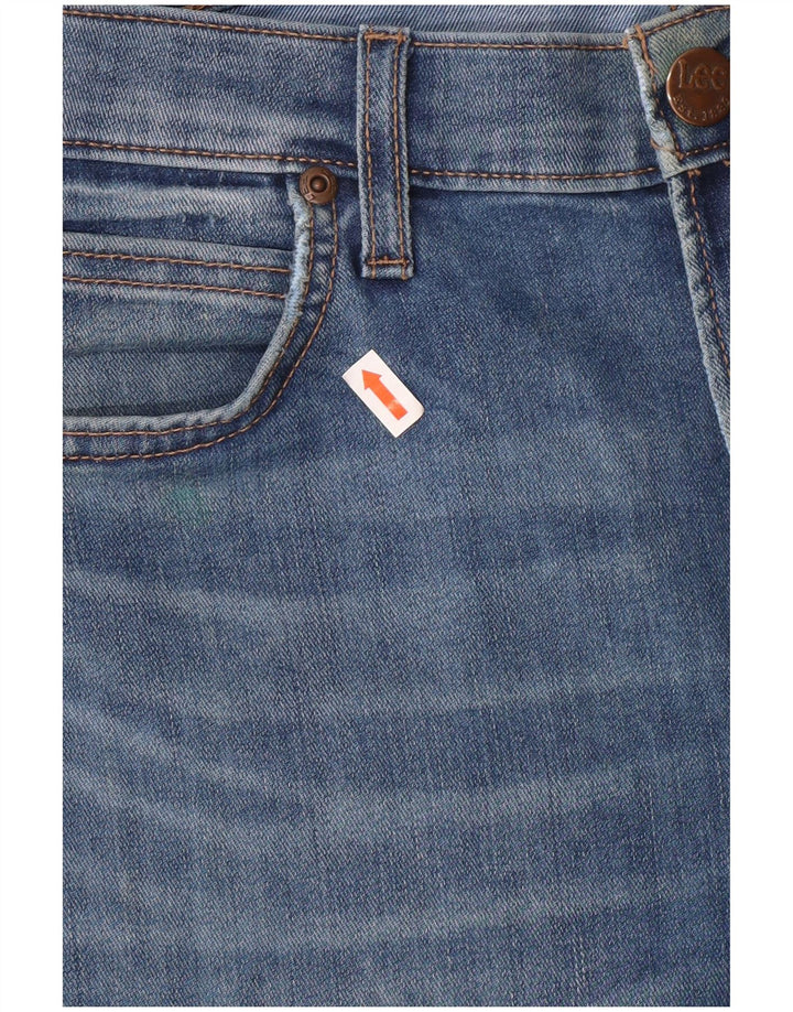 Lee Dame Rider Slim Jeans W30 L34 Blå Bomuld