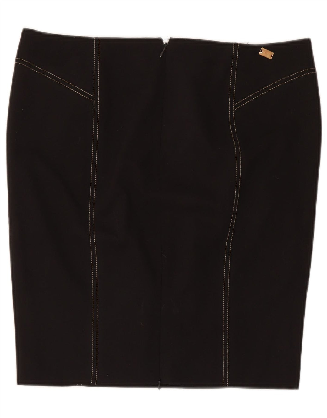 Roccobarocco Womens Pencil Skirt IT 46 Large W34 Black Polyester