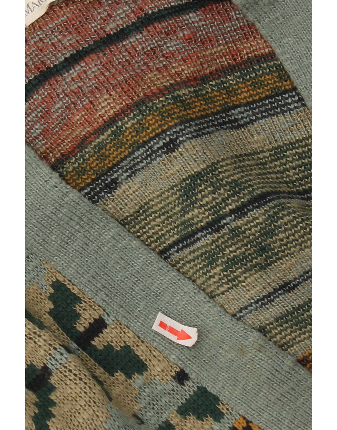 Marks & Spencer Herre cardigan sweater Medium Flerfarvet Fair Isle
