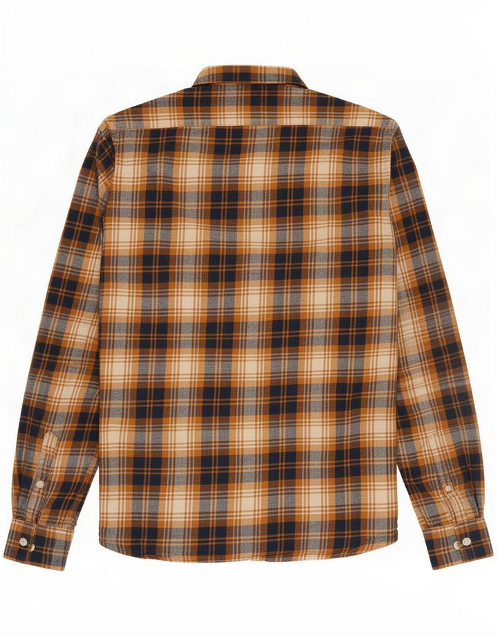 French Connection Herre Flanelskjorte Medium Brun Ternet Bomuld