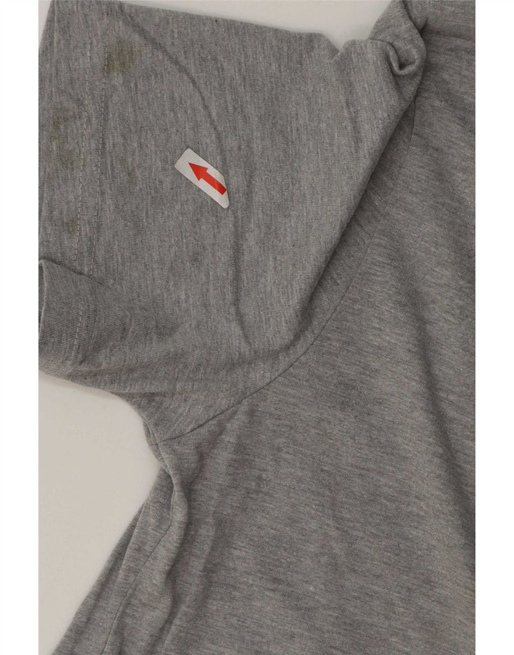 Nike T-shirt med atletisk snit til mænd, mellemgrå bomuld