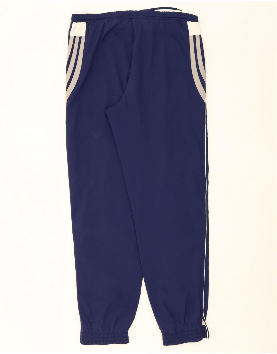 ADIDAS Boys Tracksuit Trousers Joggers 15-16 Years Navy Blue Polyester Vintage Adidas and Second-Hand Adidas from Messina Hembry 