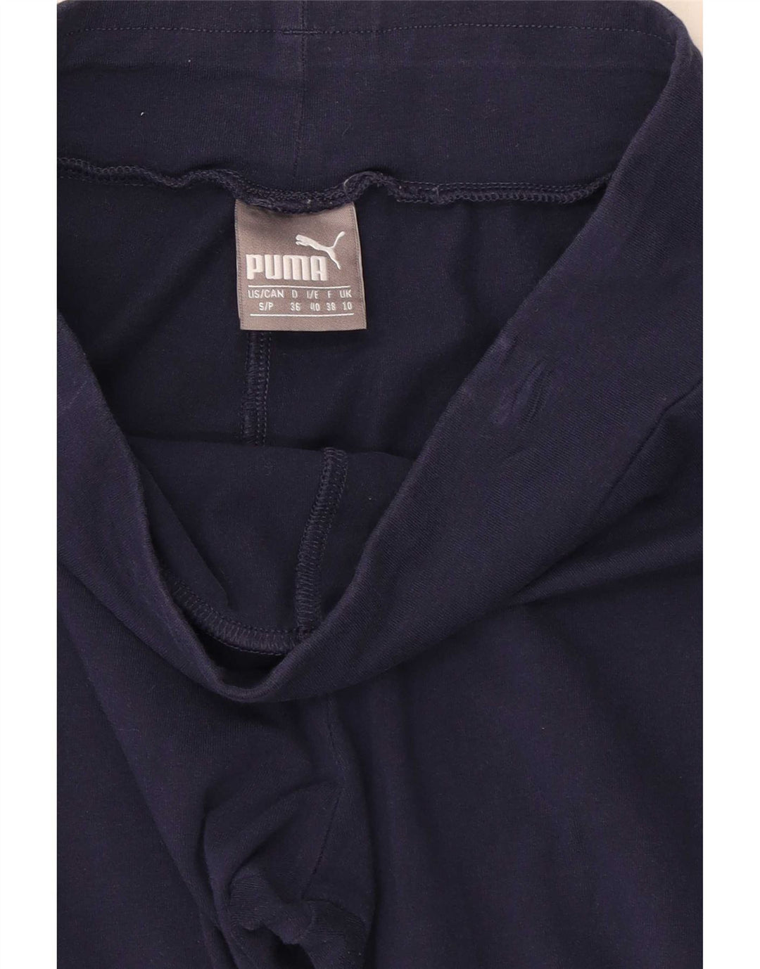 Puma Grafiske Leggings til kvinder UK 10 Small Navy Blue