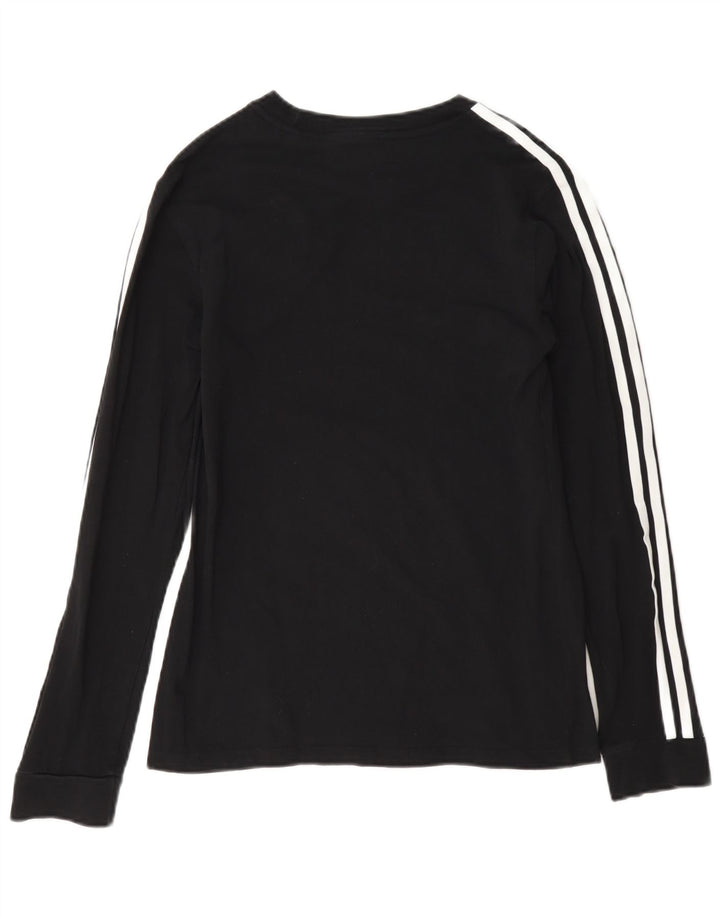 Adidas Dame Top Langærmet UK 8 Lille Sort