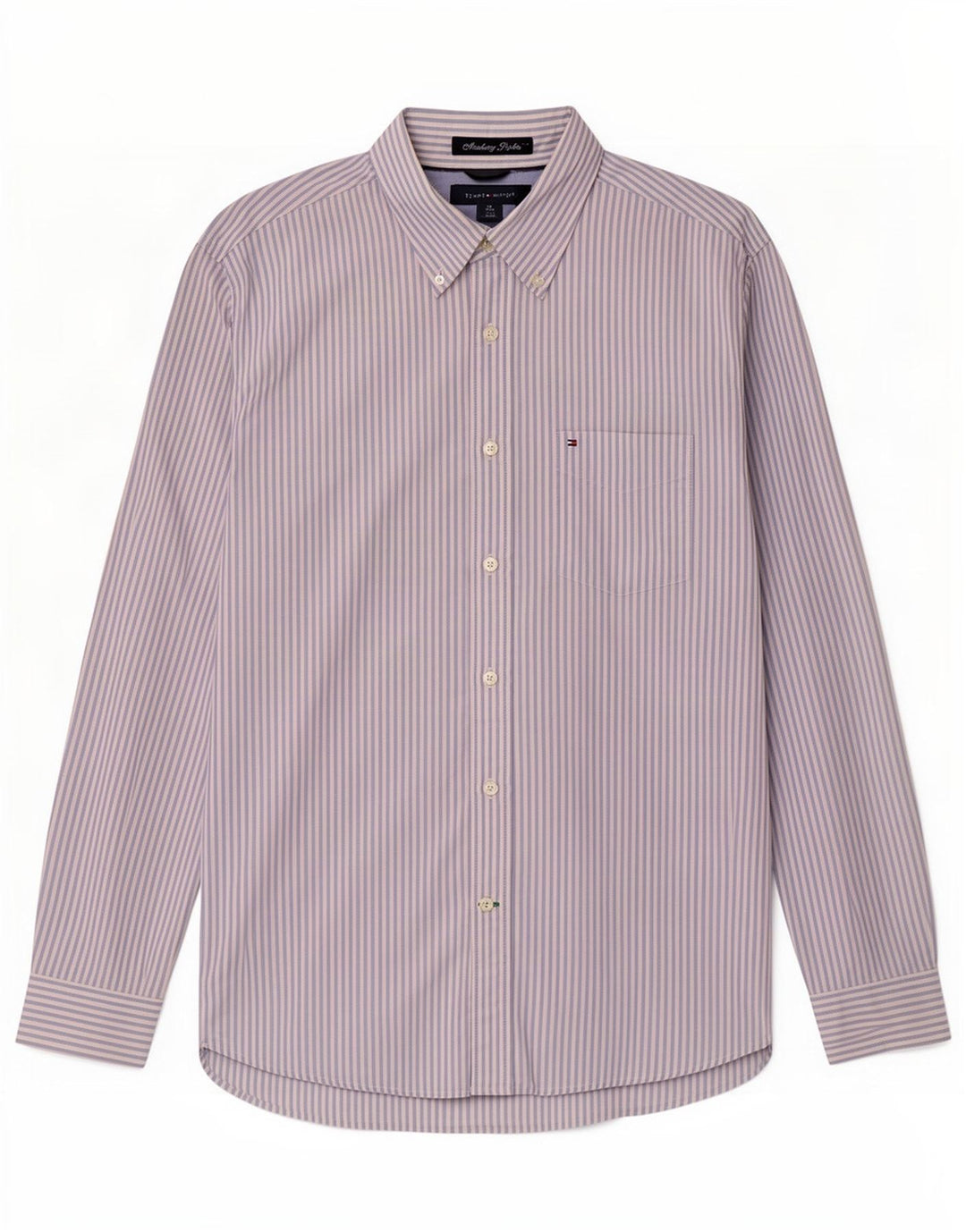 Tommy Hilfiger Herreskjorte Medium Blue Pinstripe Bomuld