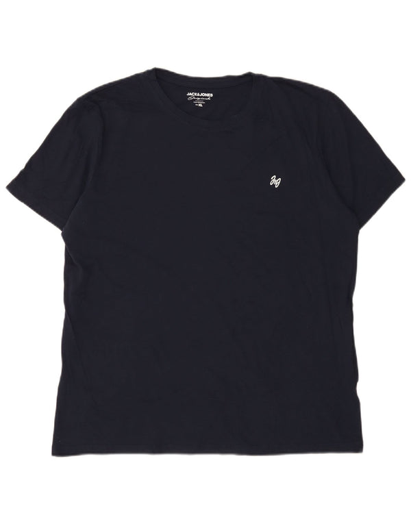 Jack & Jones herre T-shirt top XL marineblå