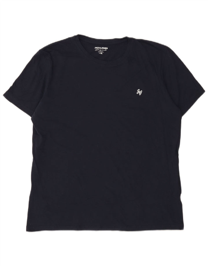 Jack & Jones herre T-shirt top XL marineblå