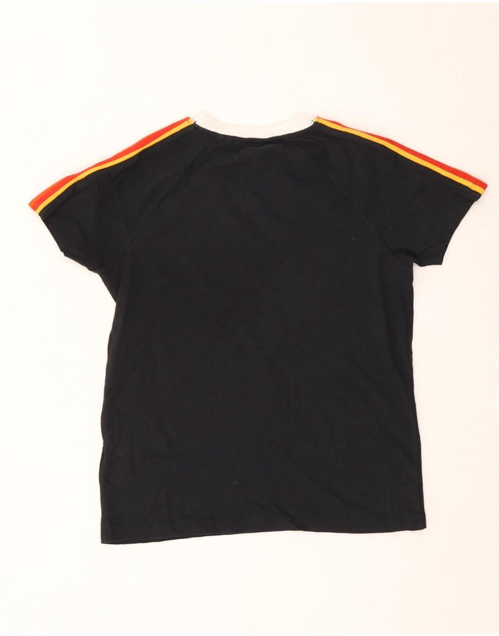 Superdry Loose Fit T-Shirt Top UK 6 XS Marineblå Bomuld