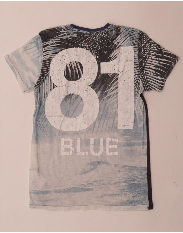 Replay Boys Grafisk T-Shirt Top 11-12 år Grå Colourblock Bomuld