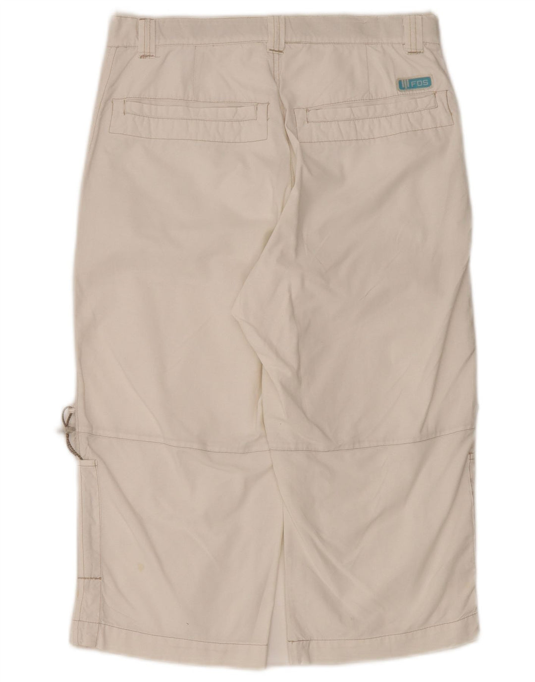 Fordocks Dame Cargo Bermuda Shorts IT 44 Medium W30 Off White Bomuld