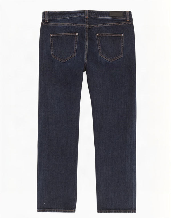 Marks & Spencer Dame Straight Jeans UK 14 Large W32 L29 Navy Blue