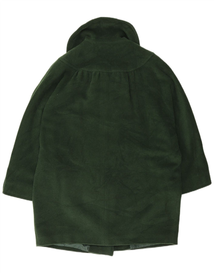 Vintage oversize overfrakke til kvinder UK 18 XL Grøn uld