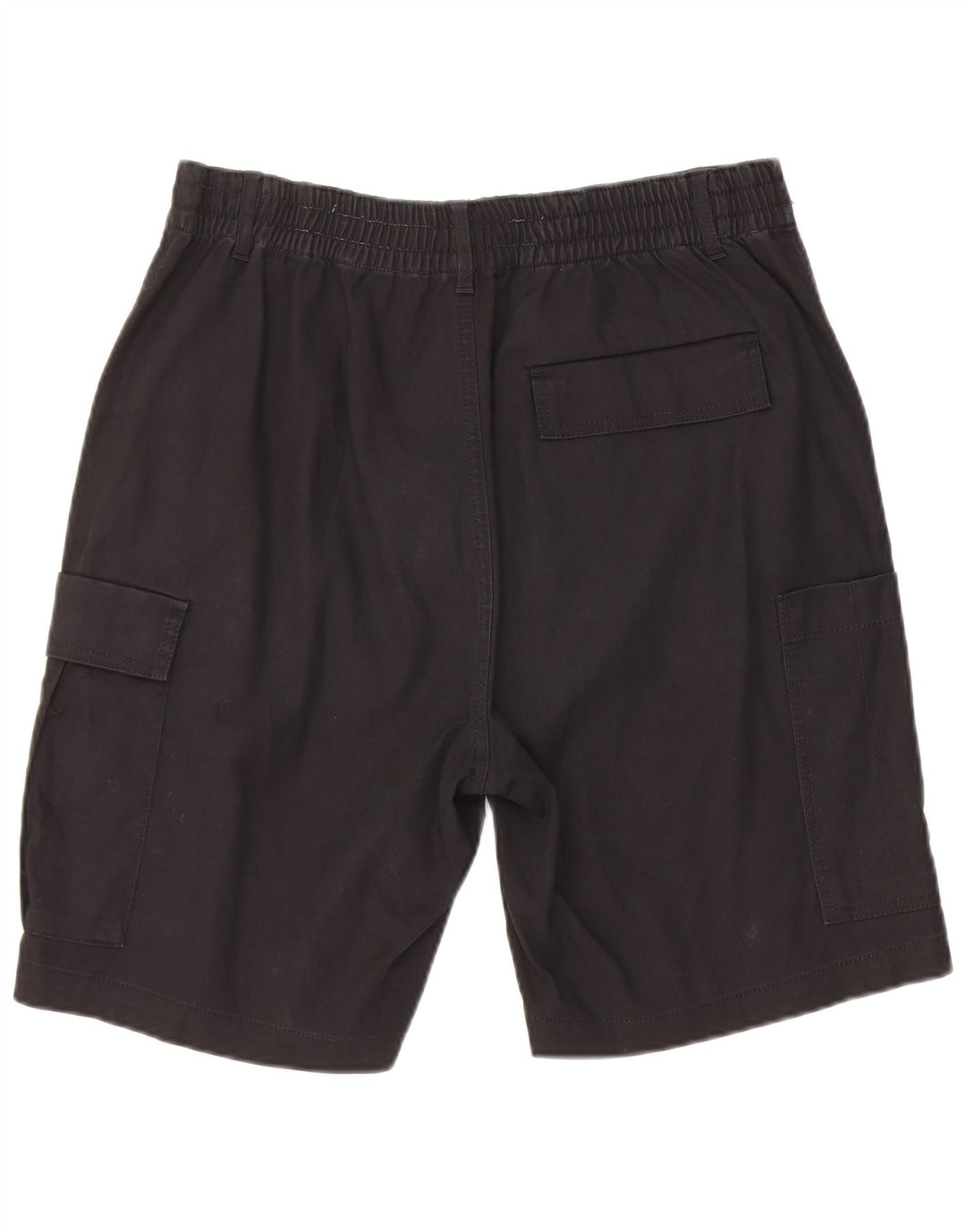 Zara Herre Cargo Shorts EU 42 Large W32 Sort Bomuld