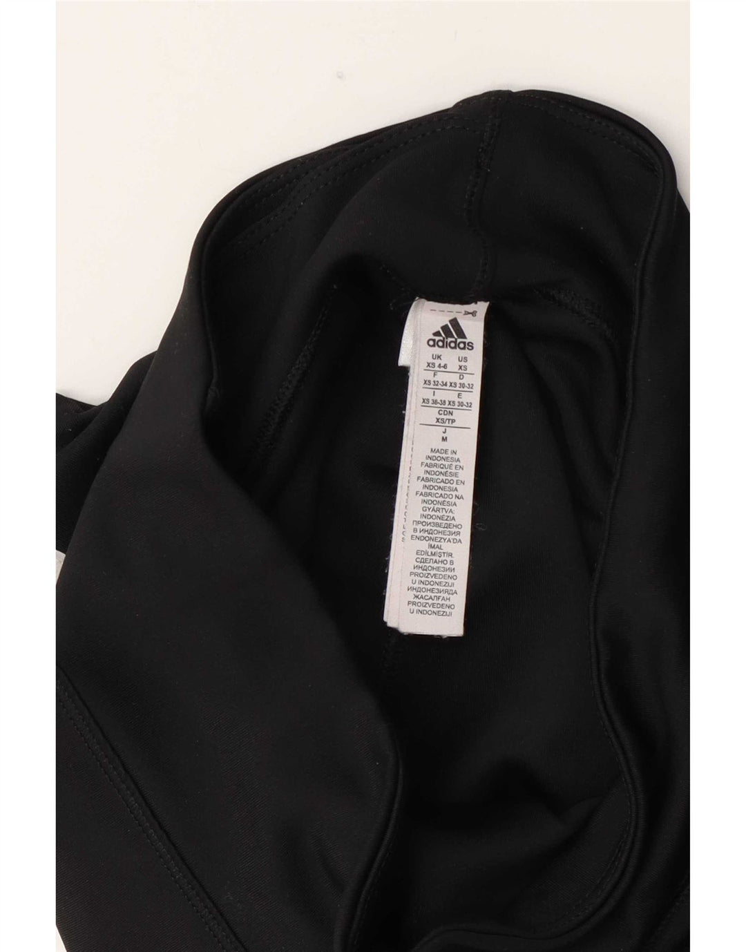 Adidas Dame Leggings UK 4/6 XS Sort Polyester