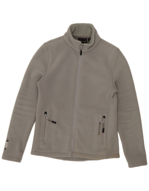 Musto Womens Fleece Jacket UK 12 Medium Grey Polyester