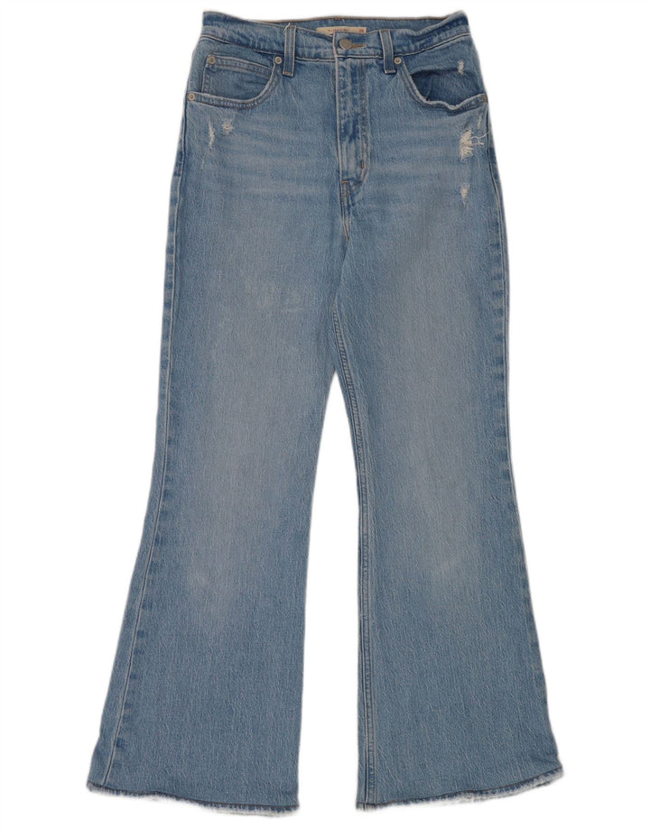 Levi's Kvinder Distressed High Rise Flared Jeans W26 L27 Blå Bomuld