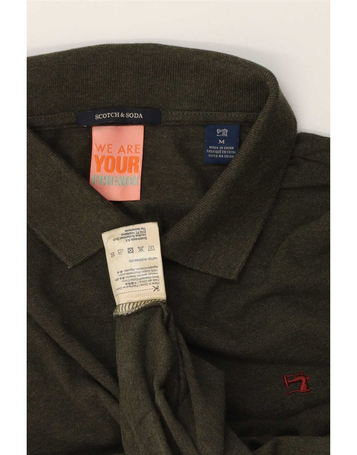 Scotch & Soda herre poloshirt mellemgrøn bomuld