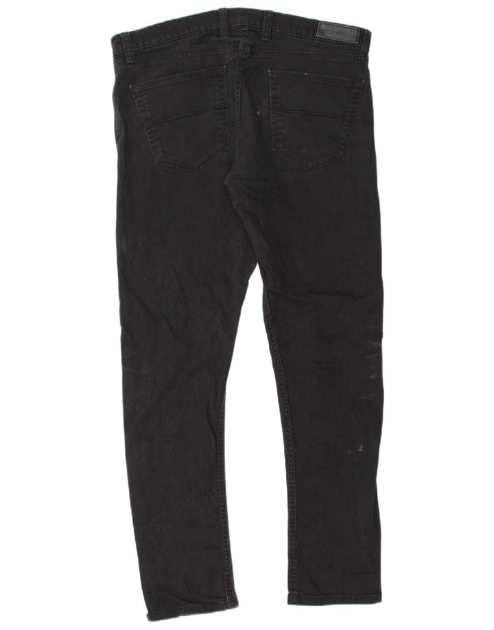 Marks & Spencer Herre Slim Jeans W36 L33 Sort Bomuld