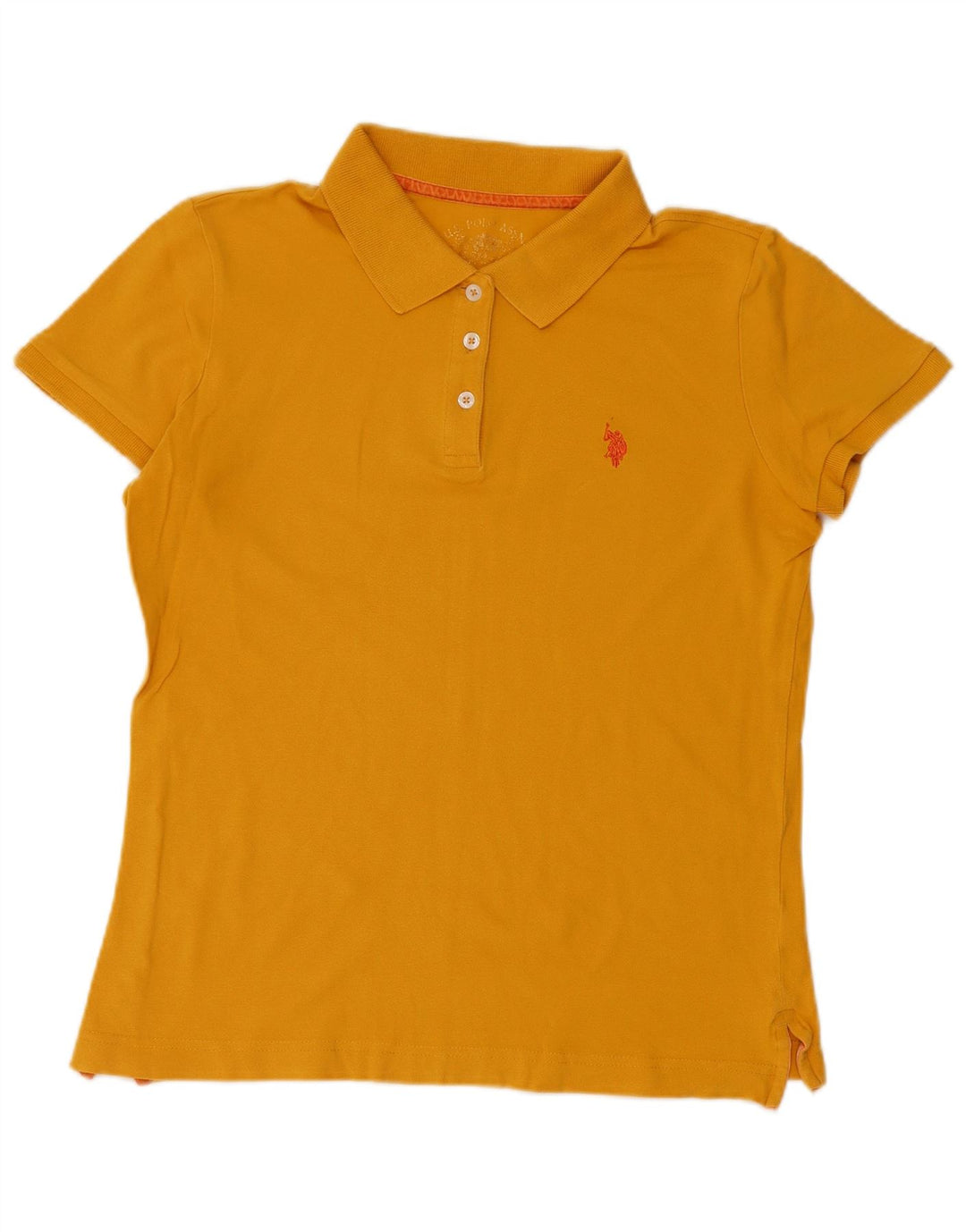 U.S. POLO ASSN. Dame polo shirt UK 14 Medium Yellow