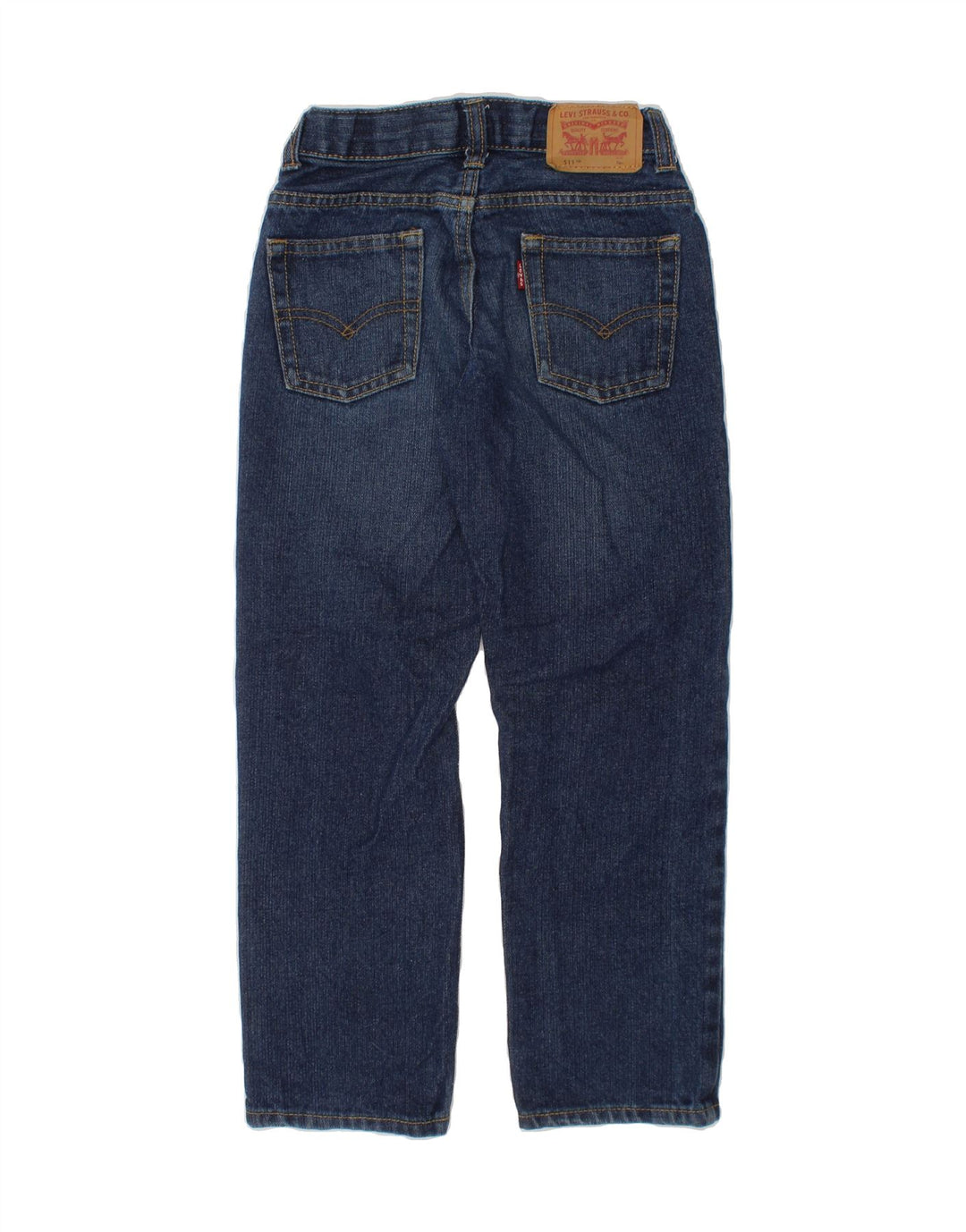 LEVI'S Boys 511 Slim Jeans 6-7 Years W22 L21 Blue Cotton Vintage Levi's and Second-Hand Levi's from Messina Hembry 