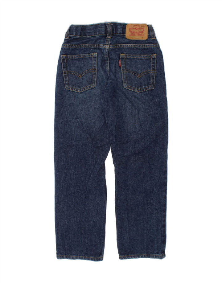 LEVI'S Boys 511 Slim Jeans 6-7 Years W22 L21 Blue Cotton Vintage Levi's and Second-Hand Levi's from Messina Hembry 