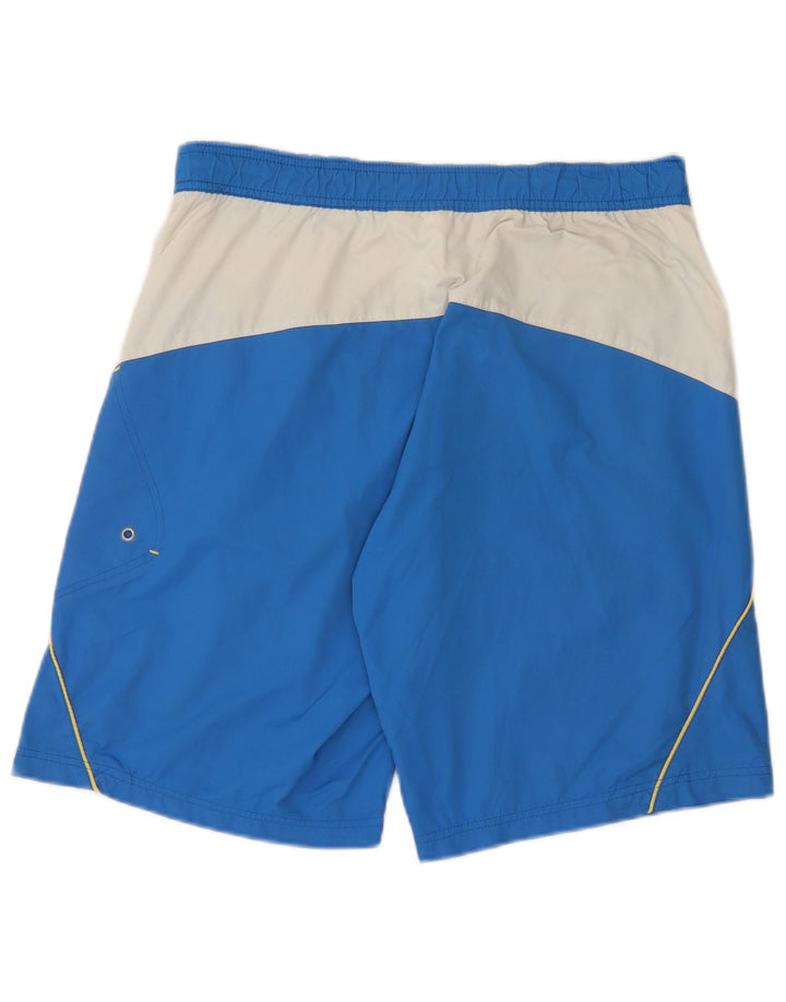Champion Herre grafiske svømmeshorts Medium Blue Colourblock Polyamid