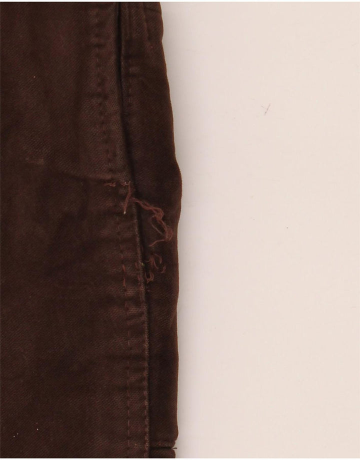 Vintage Herre Windbreaker Jacket IT 54 2XL Brun Colourblock Bomuld