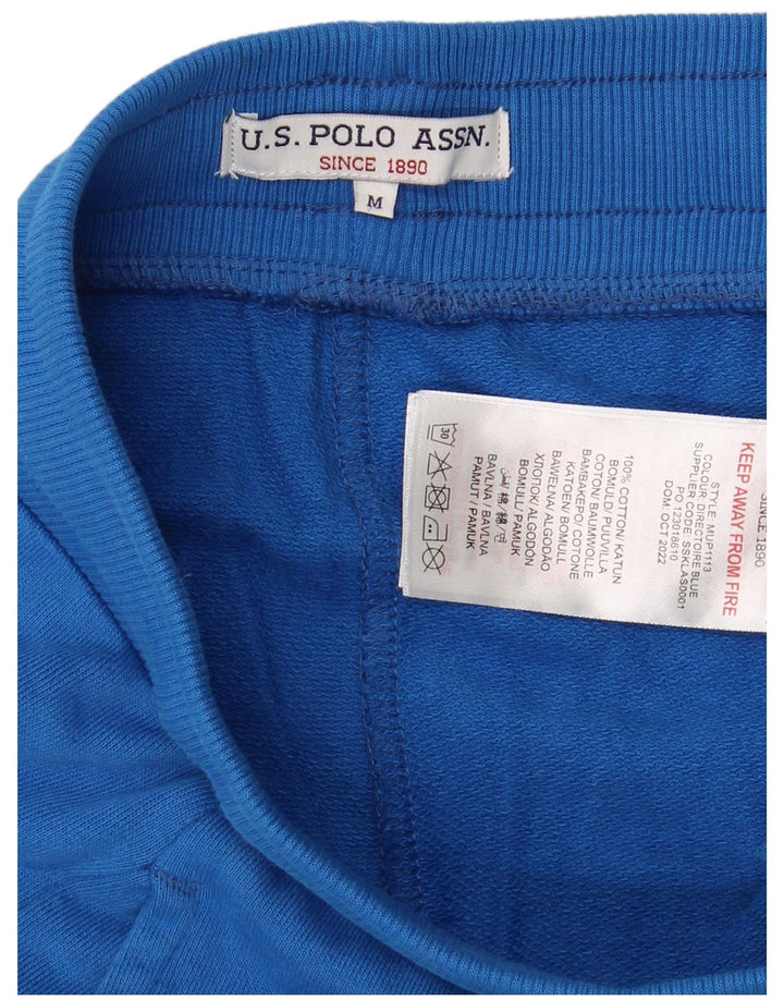 U.S. POLO ASSN. Herre sportsshorts mellemblå bomuld