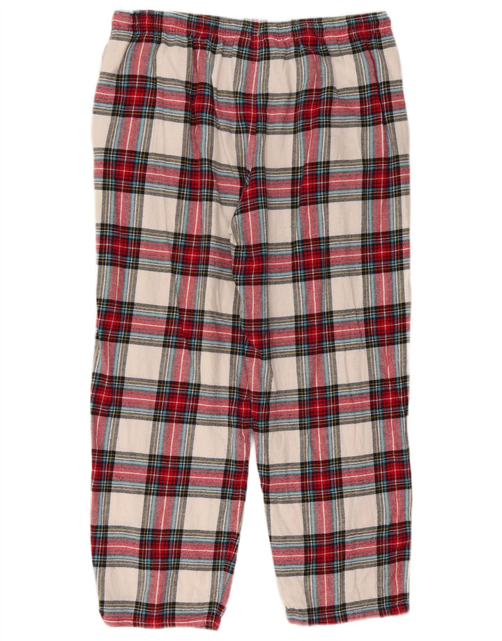 Marks & Spencer Chinobukser til kvinder store W34 L26 flerfarvet tern