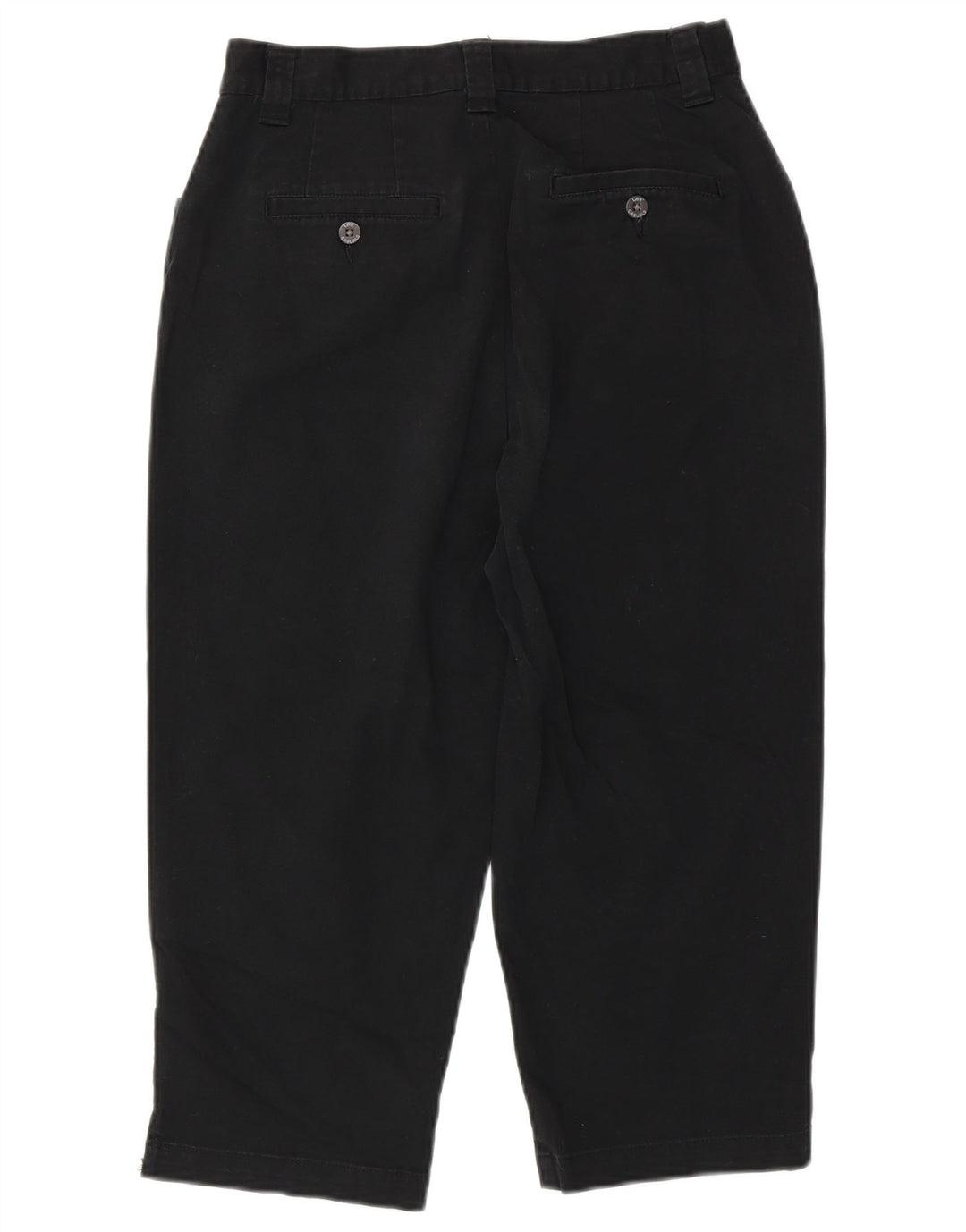 LEE Kvinder Højtaljet Tapered Capri Bukser US 6 Medium W30 L20 Sort