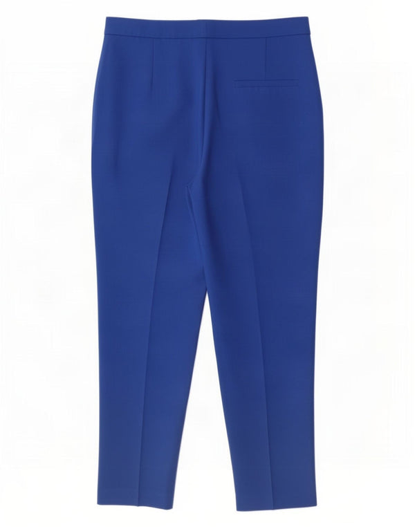 Zara Womens Tapered Chino Trousers Medium W28 L27 Blue Polyester