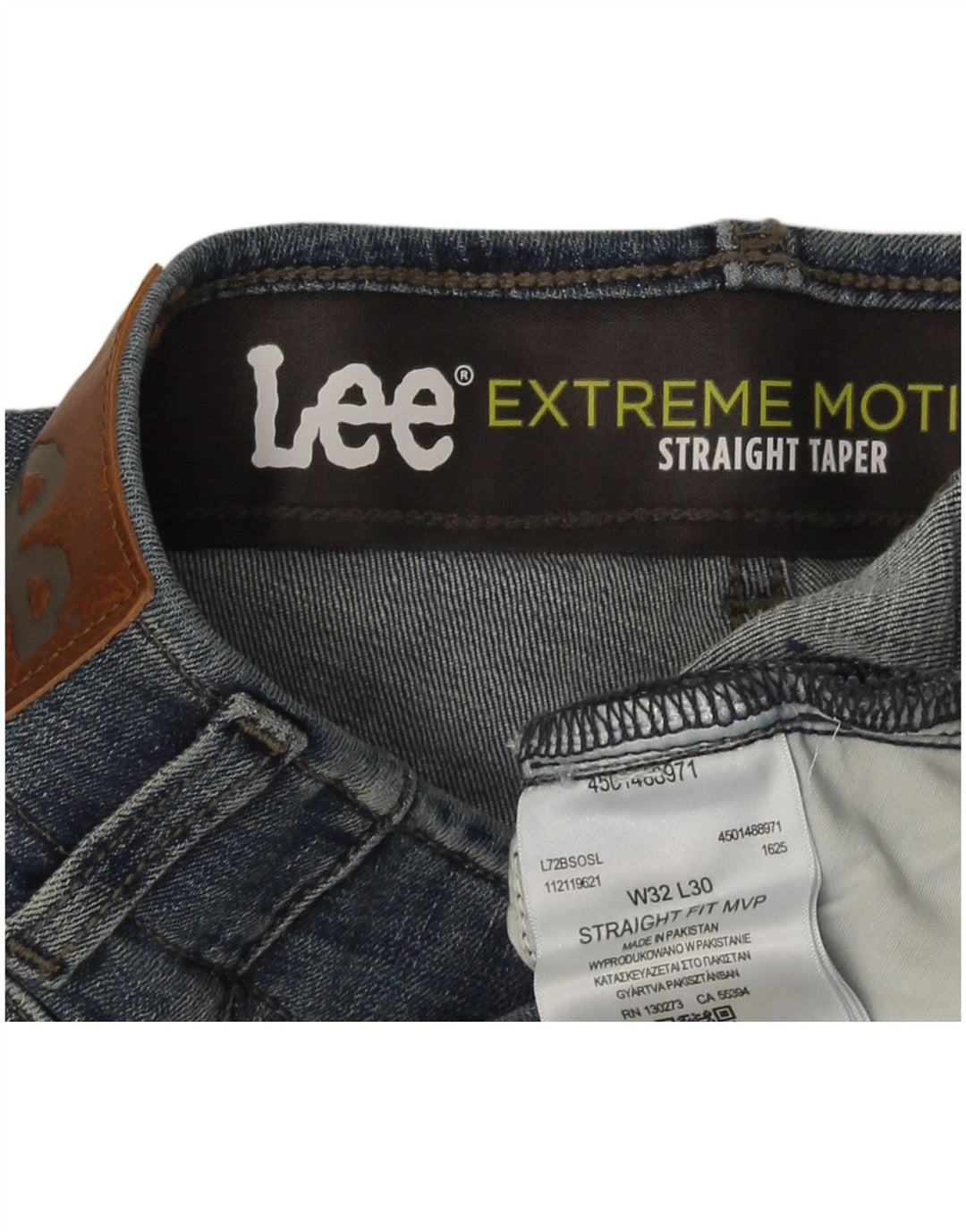Lee Herre Flex Tapered Straight Jeans W32 L30 Blå Bomuld