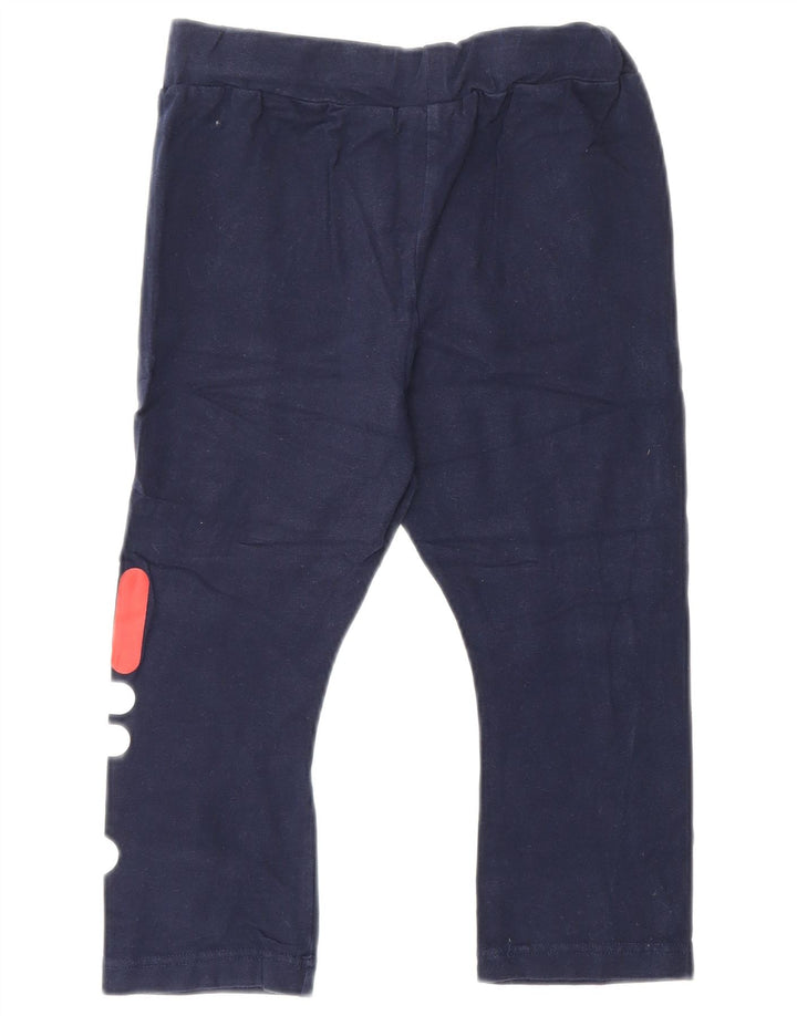 FILA Grafiske Capri Leggings til kvinder UK 4 XS marineblå bomuld