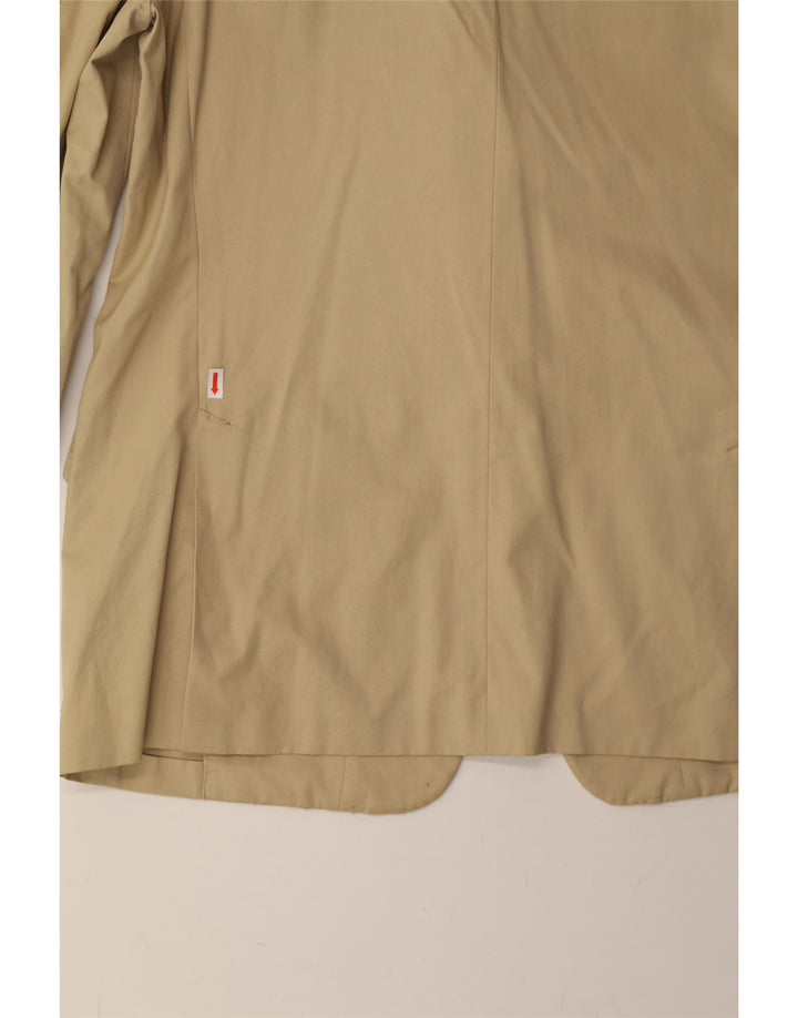 VALENTINO Mens 3 Button Blazer Jacket IT 54 2XL Beige Cotton Vintage Valentino and Second-Hand Valentino from Messina Hembry 