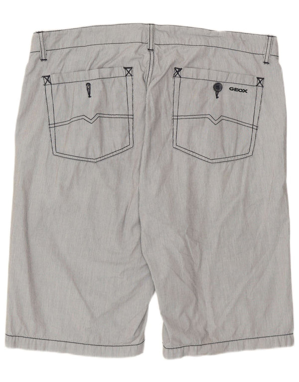 Geox Herre Chino Shorts IT 52 XL W38 Blå nålestribe