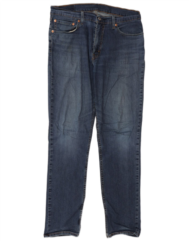 LEVI'S Herre 511 Slim Jeans W33 L32 Blå Bomuld