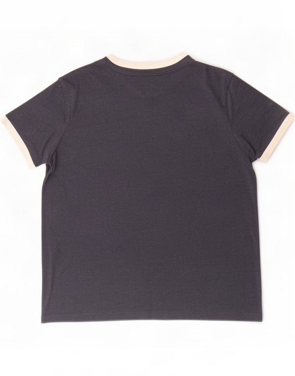 Jack Wills Mens T-Shirt Top Large Navy Blue Cotton