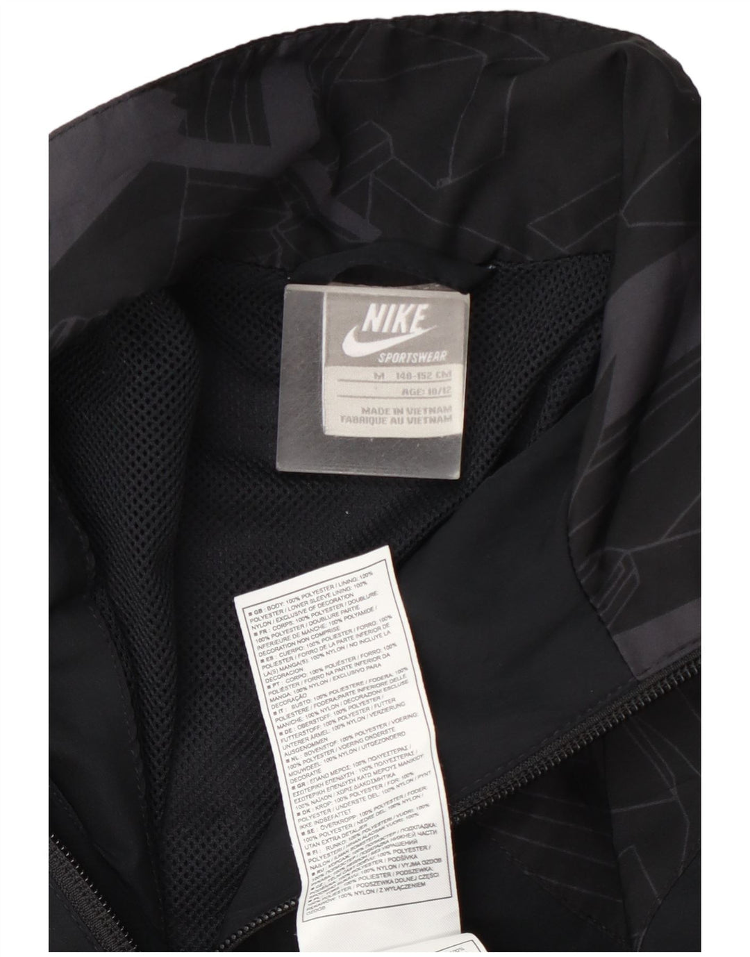 Nike Drenge træningsdragt Topjakke 10-11 år Medium Marineblå Geometrisk