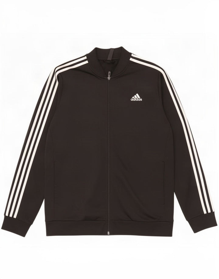 Adidas Træningsdragt til mænd, topjakke, stor sort polyester