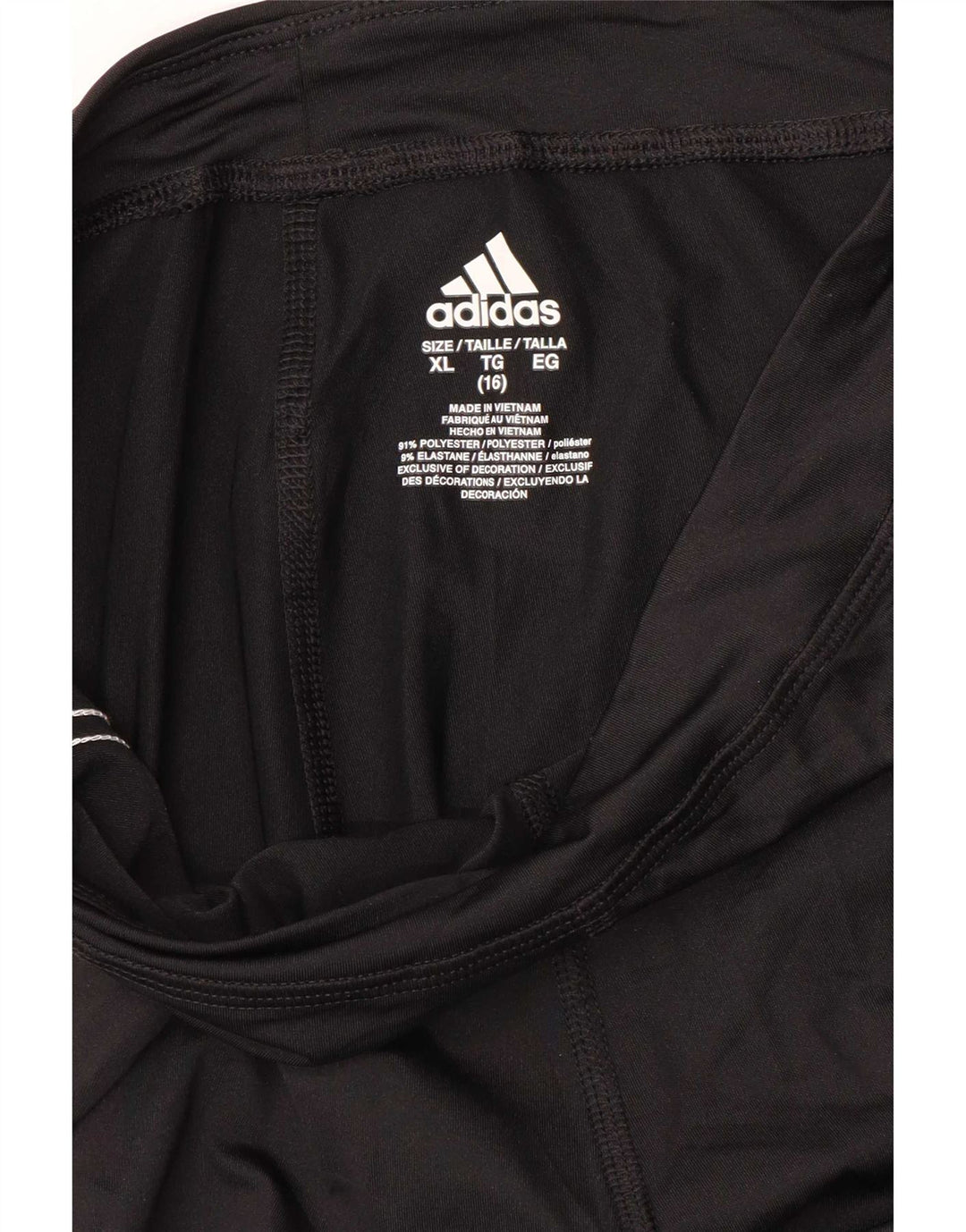 Adidas Pige Leggings 15-16 år XL Sort Polyester