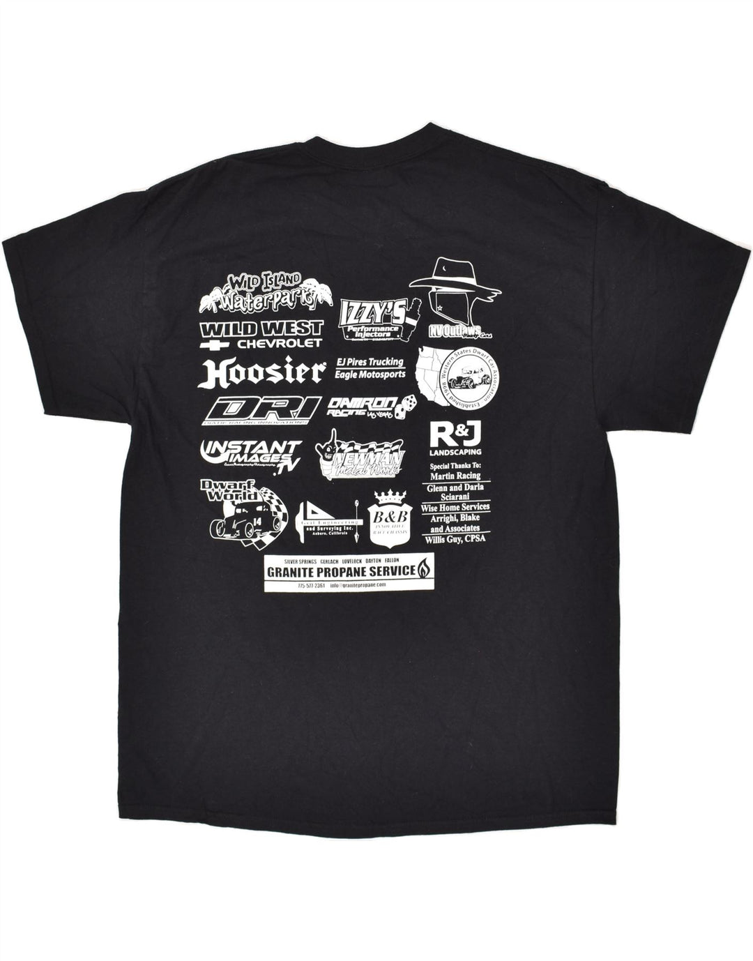 VINTAGE Mens Graphic T-Shirt Top Large Black Vintage Vintage and Second-Hand Vintage from Messina Hembry 